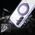 Magnetické pouzdro pro Samsung Galaxy A36 5G, pro MagSafe, fialové