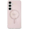 Pouzdro GUESS IML Glitter Circle pro Samsung Galaxy S25