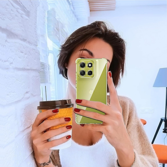 Pouzdro pro Motorola Moto G86 Power 5G, Dropproof, průhledné