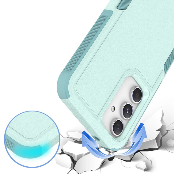 Pancéřované pouzdro pro Samsung Galaxy S23 FE, Dual Shockproof, zelené