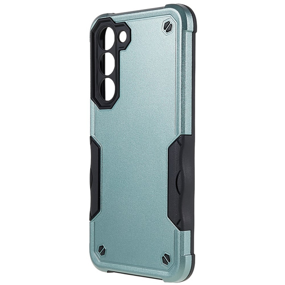 Pancéřové pouzdro pro Samsung Galaxy S23 Plus, Dual-Layer, zelené