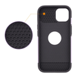 Etui ERBORD MagSafe Cam Slider, fialové + sklo na displej pro iPhone 13 / iPhone 14