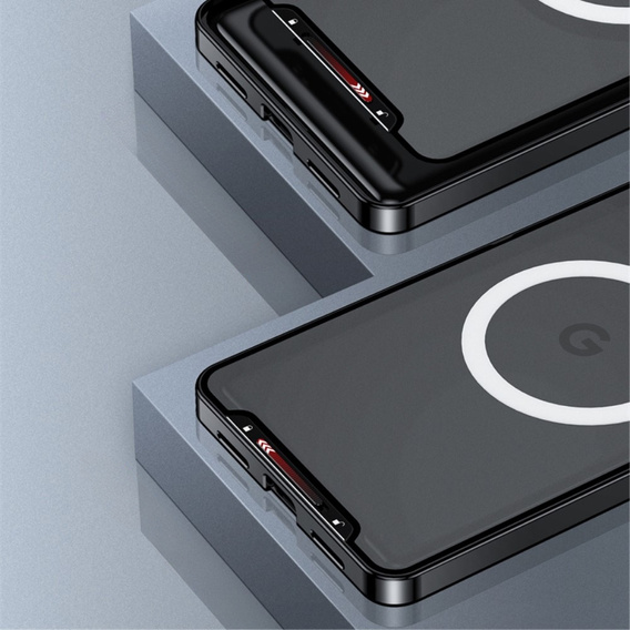 Ochranné pouzdro na fotoaparát pro Google Pixel 8 Pro, CamShield MagSafe, transparentní / černé