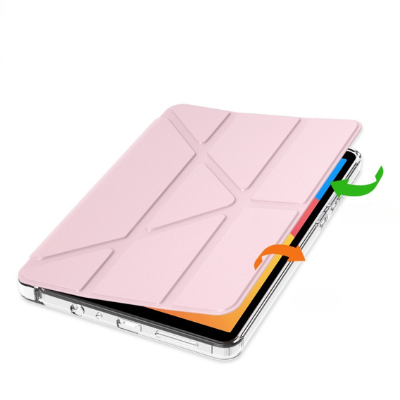 Pouzdro pro Xiaomi Redmi Pad SE 8.7", Origami, růžové rose gold