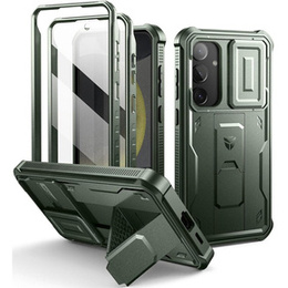 Pancéřové pouzdro pro Samsung Galaxy S24 Plus, Dexnor Full Body (Two Frames), zelené