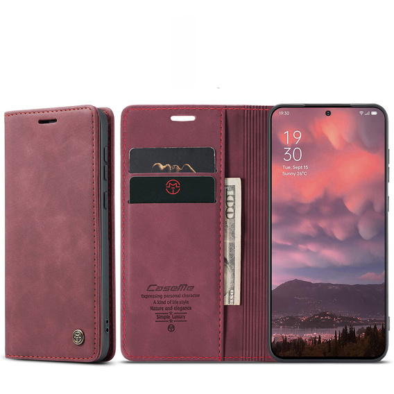 CASEME pouzdro s klopou typu peněženka pro OnePlus 15