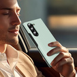 Flipové pouzdro pro Samsung Z Fold6 5G, Smart View Wallet, zelené