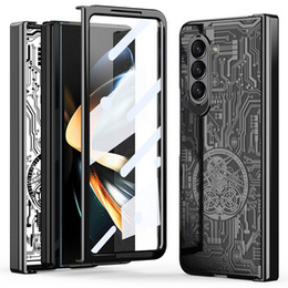 Pouzdro pro Samsung Galaxy Z Fold 5 5G, Mechanical Legend, černé