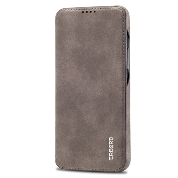 Klopové pouzdro pro Samsung Galaxy S23 Plus, ERBORD Retro, hnědé