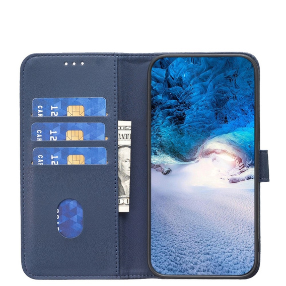 Klopové pouzdro pro Xiaomi Redmi Note 13 Pro 4G / Xiaomi Redmi Note 14S / Xiaomi Poco M6 Pro 4G, BINFEN Wallet, modré