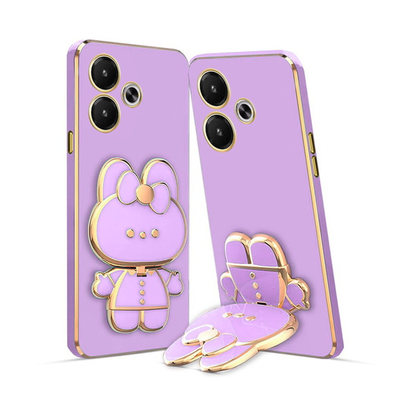 Pouzdro pro Xiaomi Redmi 13, Bunny, fialové