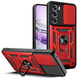 Pouzdro pro Realme 14X / Realme C75, CamShield Slide, červené