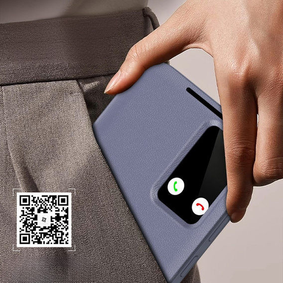 Flipové pouzdro pro Samsung Galaxy A56 5G, Smart View Wallet, fialové