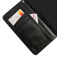 Klopové pouzdro pro Realme 11 Pro / 11 Pro +, Butterfly, černé