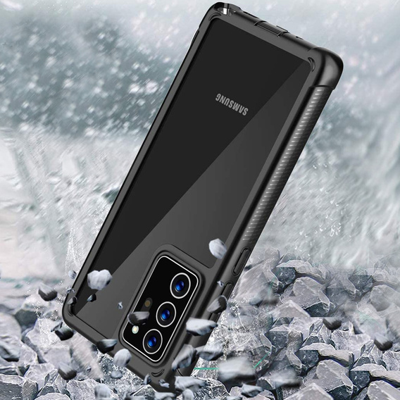 Pouzdro pro Samsung Galaxy Note 20 Ultra, Shockproof, s fólií, modré