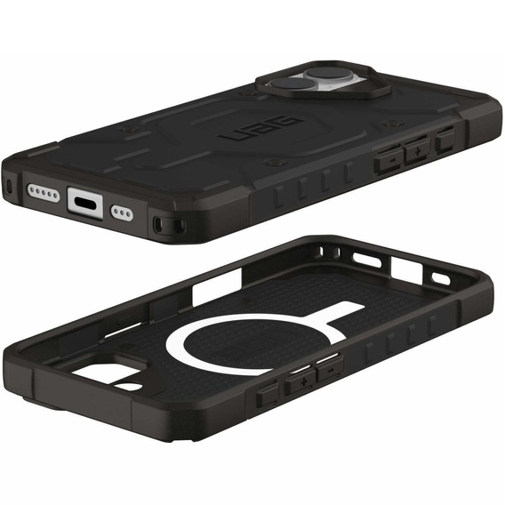 Pouzdro Urban Armor Gear pro iPhone 15 Plus, Pathfinder MagSafe, černé