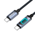 Kabel USB-C – USB-C s podsvícením RGB PD 60 W BWOO X324CC