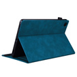 Pouzdro pro Samsung Galaxy Tab A9+, Classic, s prostorem pro stylus, modré