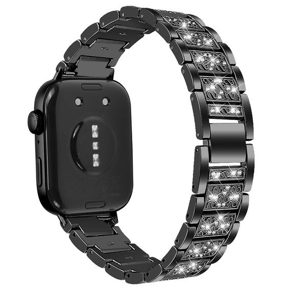 Diamantový náramek pro Xiaomi Smart Band 8 Pro, černý