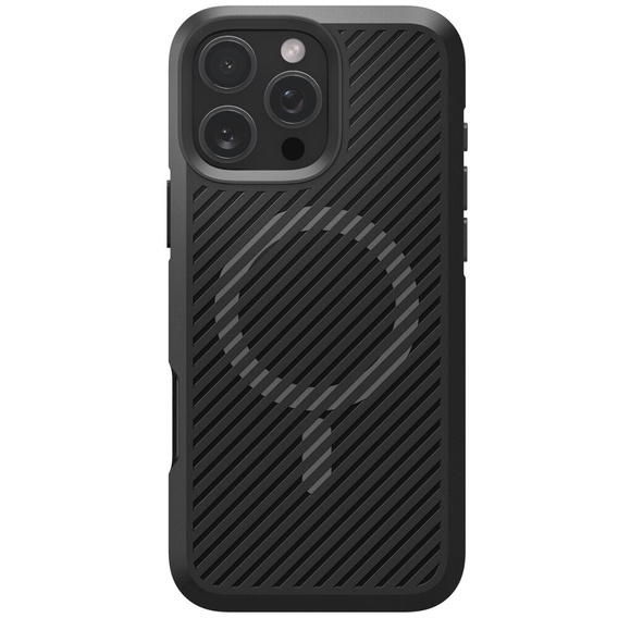 Pouzdro Spigen pro iPhone 16 Pro Max, Core Armor MagSafe, černé + 9H tvrzené sklo
