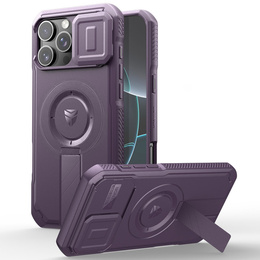 Pancéřové pouzdro pro iPhone 16 Pro Max, Dexnor CamProtect MagSafe, fialové