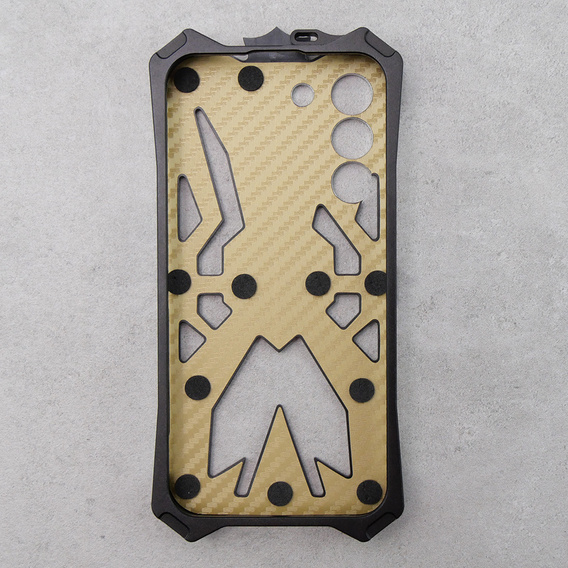 Pancéřové pouzdro pro Samsung Galaxy S22, Aluminum Alloy, černé