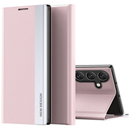 Klopové pouzdro pro Samsung Galaxy A35 5G, Side Magnetic, růžové