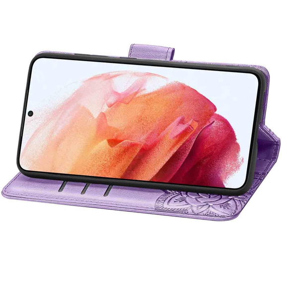 Klopové pouzdro pro Realme 12 Pro 5G / 12 Pro+ 5G, Butterfly, fialové