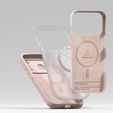 Pouzdro Ringke pro iPhone 17 Pro Max, silikonové magnetické pouzdro MagSafe, Pink Sand