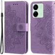 Klopové pouzdro pro Xiaomi Redmi 13C / Poco C65, Mandala Flower, fialové