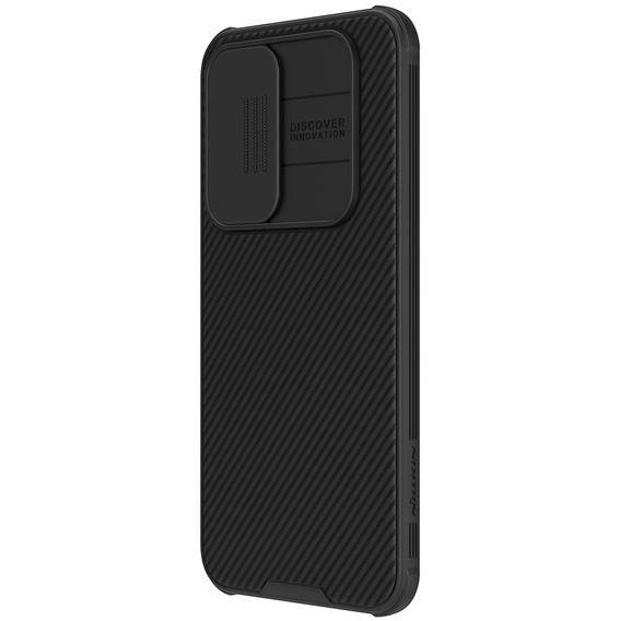 NILLKIN pouzdro pro Samsung Galaxy A35 5G, silikonové pouzdro CamShield pro MagSafe, černé