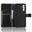 Klopové pouzdro pro Samsung Galaxy M34, Crazy Horse Wallet, černé
