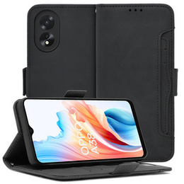 Klopové pouzdro pro Oppo A38 4G / Oppo A18 4G, Card Slot, černé