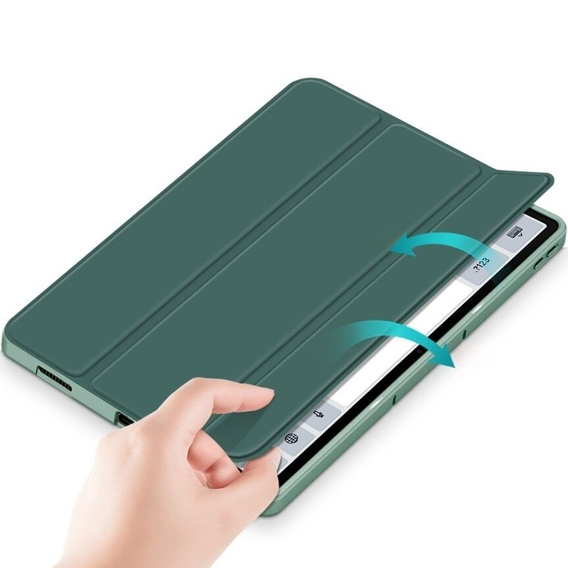 Pouzdro pro Lenovo Tab P12, Smartcase s prostorem pro stylus, zelené
