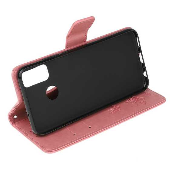 Klopové pouzdro pro Motorola Moto G30 / G10, Butterfly, modré