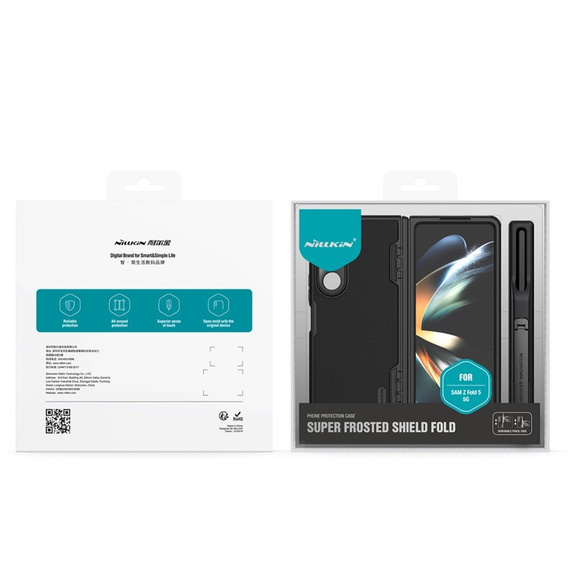 Pouzdro NILLKIN pro Samsung Galaxy ZFold5 5G, Super Frosted Shield Case, černé