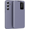 Flipové pouzdro pro Samsung Galaxy S24+ Plus, Smart View Wallet, fialové