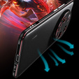 Pouzdro pro Xiaomi 14 Ultra, Armor Bumper, s krytem objektivu, černá / červená
