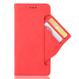 Klopové pouzdro pro Xiaomi Redmi 12, Card Slot, červené