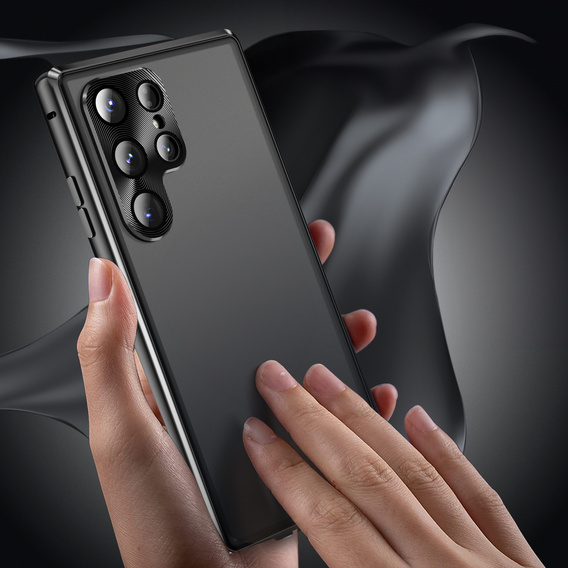 Pouzdro pro Samsung Galaxy S24 Ultra, Privacy Dual Glass, černé