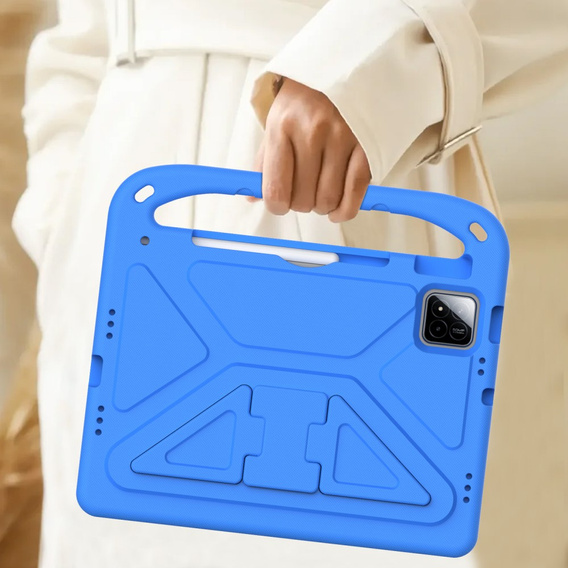 Dětské pouzdro pro Xiaomi Pad 7 / 7 Pro, s rukojetí, modré