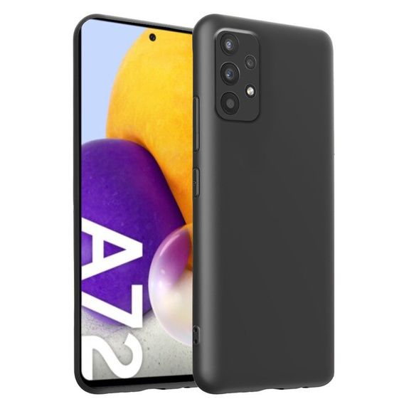 Pouzdro pro Samsung Galaxy A72 / A72 5G, Silicone Lite, černé