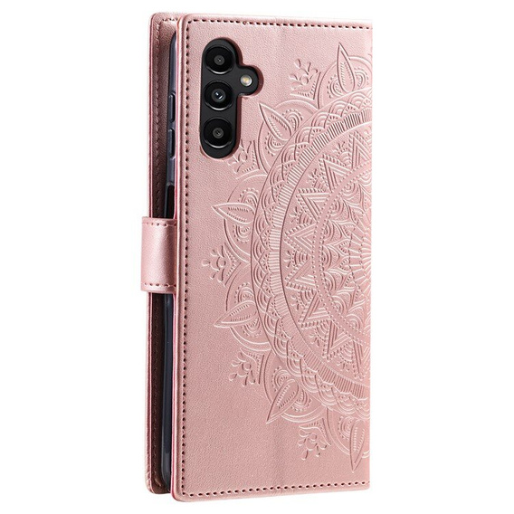 Klopové pouzdro pro Samsung Galaxy A55 5G, Mandala Flower, zelené