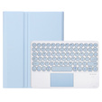 Pouzdro + klávesnice Samsung Galaxy Tab S6 Lite 2020 P610/P615 / S6 Lite 2022 10.4, Touchpad Pen Slot, modré