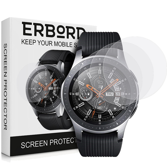 3x ERBORD Hydrogelová fólie pro Samsung Galaxy Watch 46mm