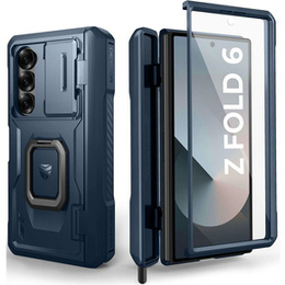 Pancéřové pouzdro pro Samsung Galaxy Z Fold 6 5G, Dexnor Full Body S-Pen Slot, modré