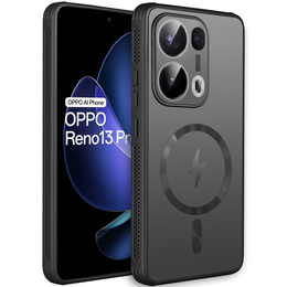 Pouzdro pro Oppo Reno 13 Pro, MagSafe, stříbrné,