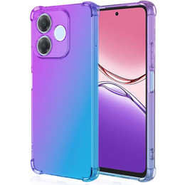 Pouzdro pro Oppo A5 Pro 5G, Gradient Dropproof, Fialová / modrá