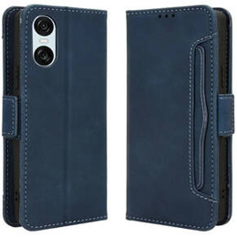 Klopové pouzdro pro Sony Xperia 10 VI, Card Slot, námořnicky modré