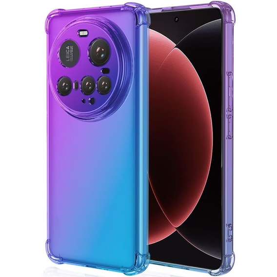 Pouzdro pro Xiaomi 15 Ultra, Gradient Dropproof, Fialová / modrá
